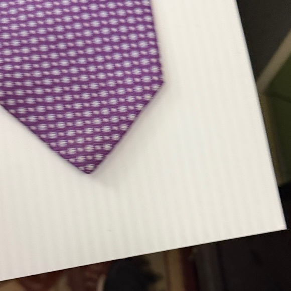 Brooks Brothers ties, 3 of them. Navy Blue and gold, teal and green, purple. - Picture 7 of 8